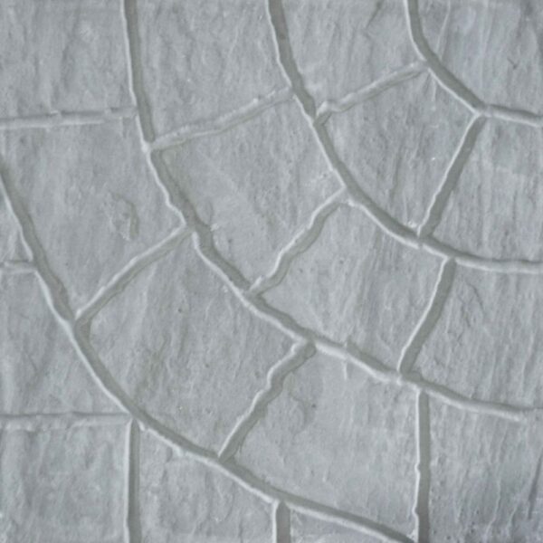 BALDOSON RUSTICO ADOQUIN CURVO GRANDE COLOR GRIS