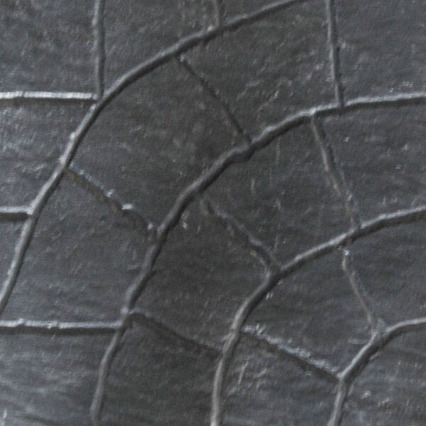 BALDOSON RUSTICO ADOQUIN CURVO GRANDE COLOR NEGRO