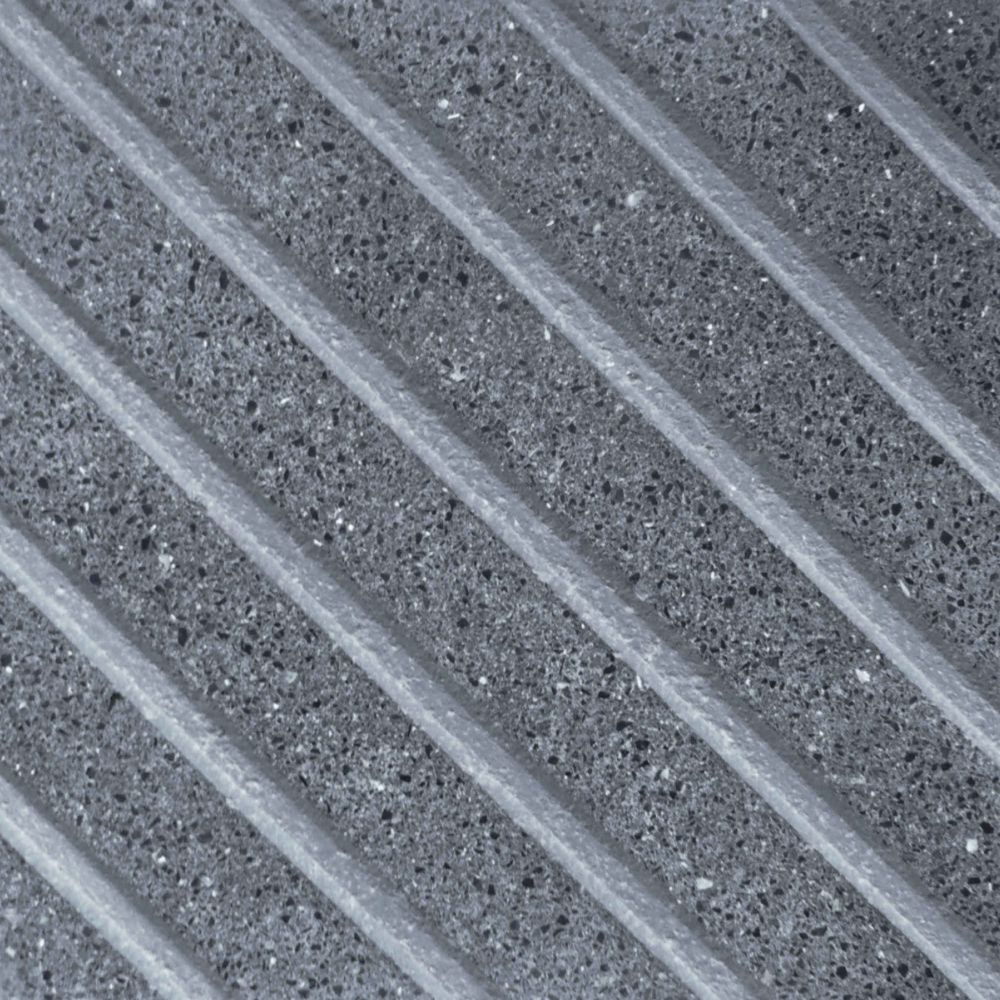 BALDOSON GRANITICO BASTON INCLINADO NEGRO