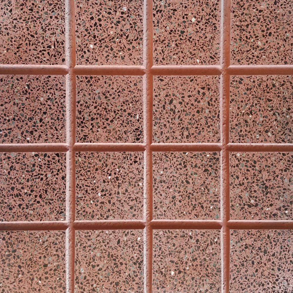 BALDOSON GRANITICO RECTO 16 PANES ROJO