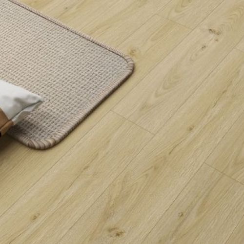 PISO FLOTANTE MELAMINICO CLICK RESISTENTE AL AGUA COLOR ROBLE ANNAPURNA (Con manta) - Image 3